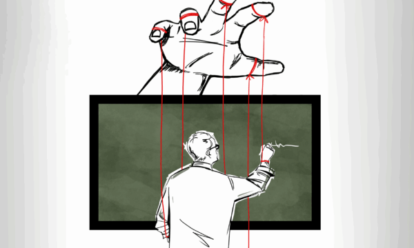 Ilustración sobre la vinculación entre capital y ciencia