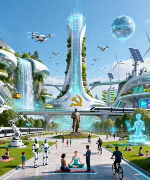 Una Inteligencia Artificial viciada por la ideología burguesa intenta imaginar el comunismo