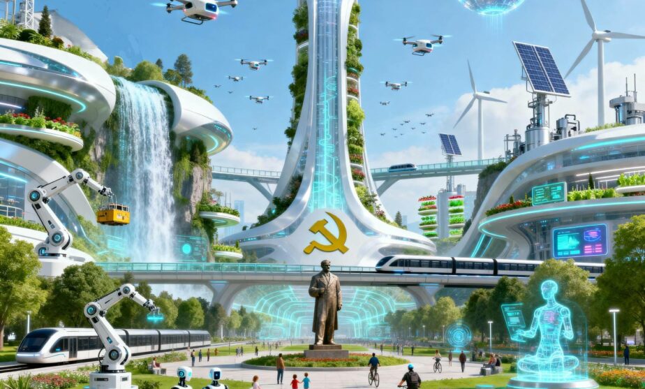 Una Inteligencia Artificial viciada por la ideología burguesa intenta imaginar el comunismo