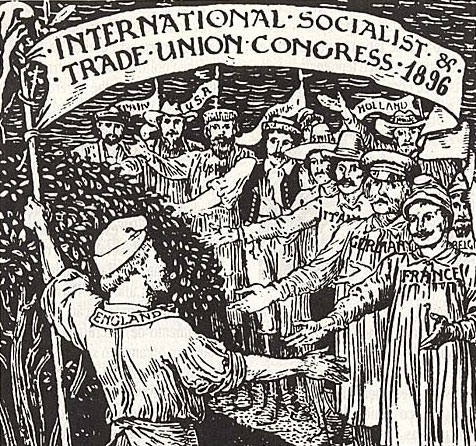 Cartel del IV Congreso de la II Internacional