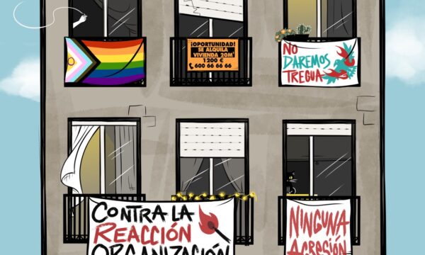 Ilustración de la Juventud Comunista para el Orgullo