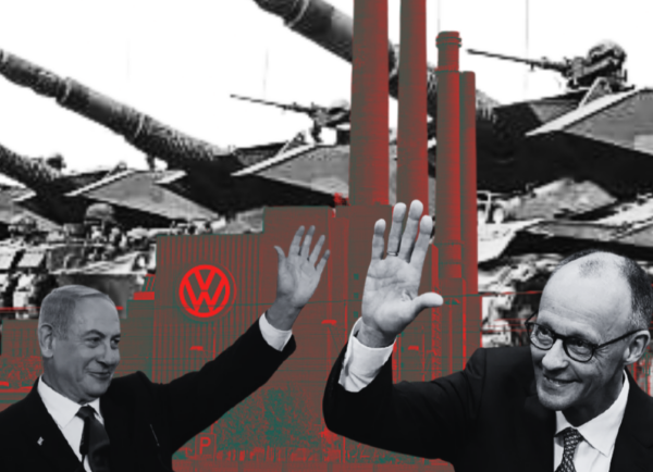 La venta de una planta de VW en Alemania para producir armas da alas al proyecto genocida del sionismo