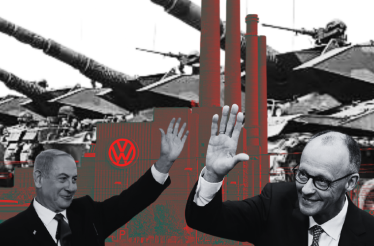 La venta de una planta de VW en Alemania para producir armas da alas al proyecto genocida del sionismo