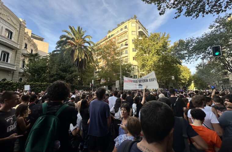 Imagen de la concentración en apoyo a Maricarmen