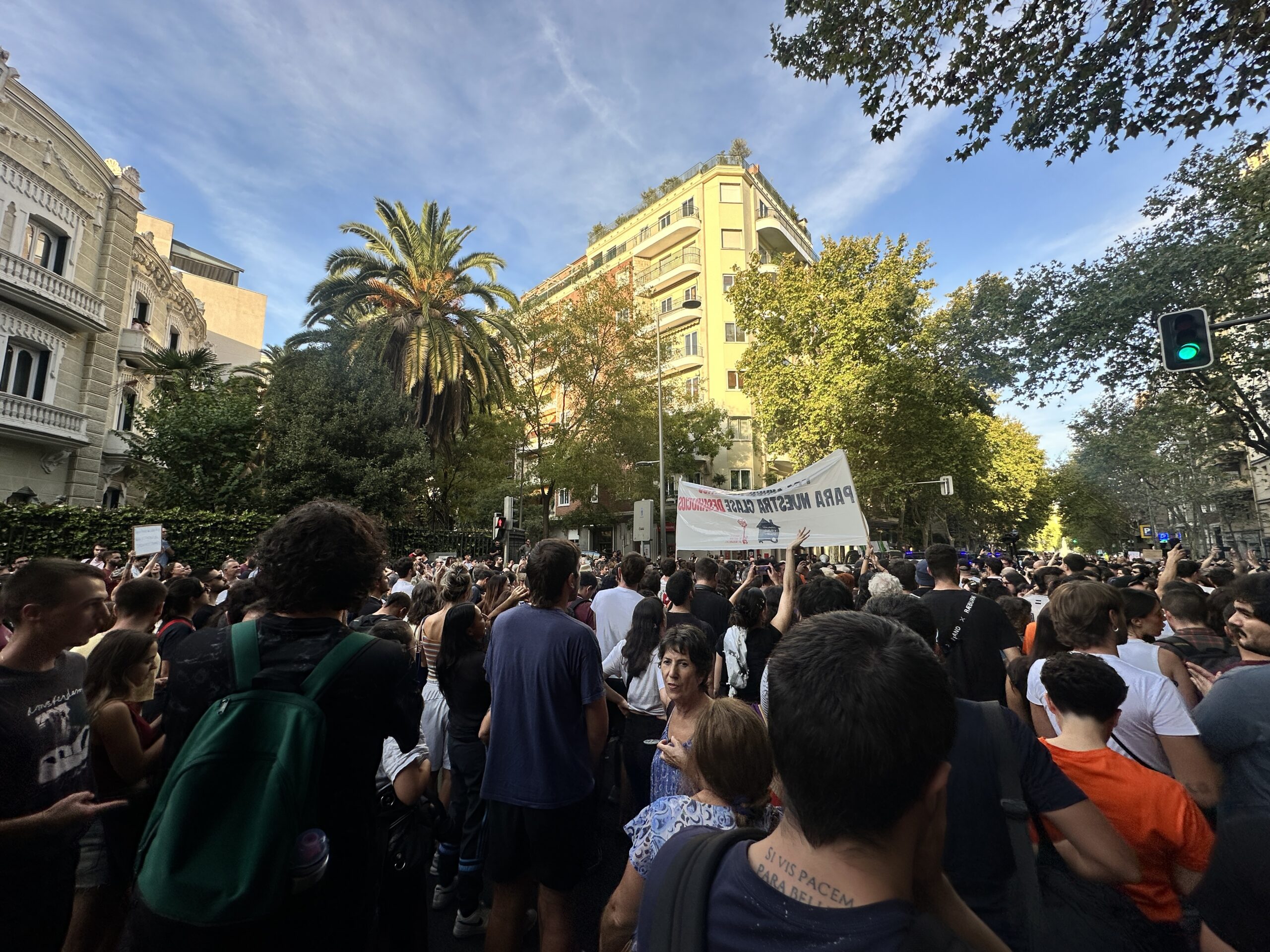 Imagen de la concentración en apoyo a Maricarmen