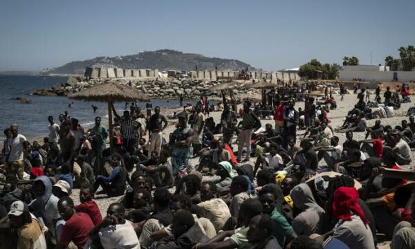 Imagen de la situación en Ceuta tras la crisis migratoria de 2026